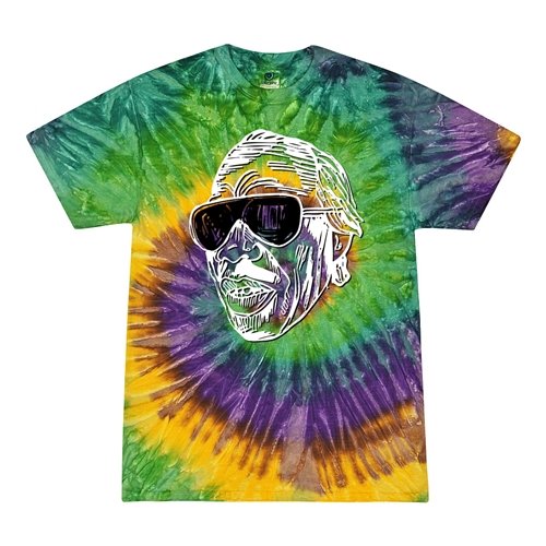 Professor Longhair Mardi Gras Tie-Dye T-Shirt - Mardi Color