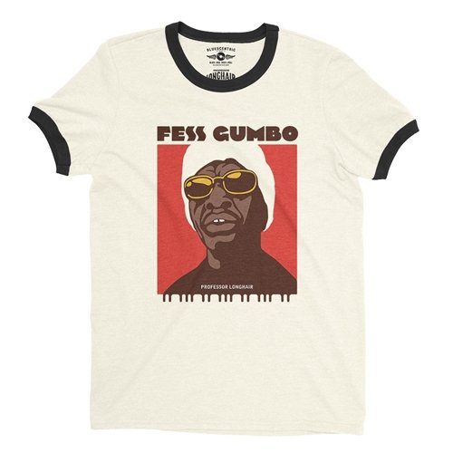 Professor Longhair Fess Gumbo Ringer T-Shirt