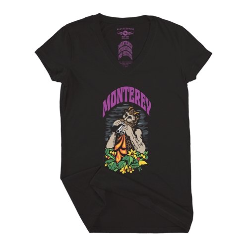 Colorful Monterey Pop V-Neck T Shirt - Women's