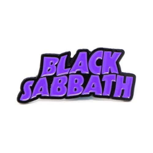 Black Sabbath Purple Master of Reality Enamel Pin