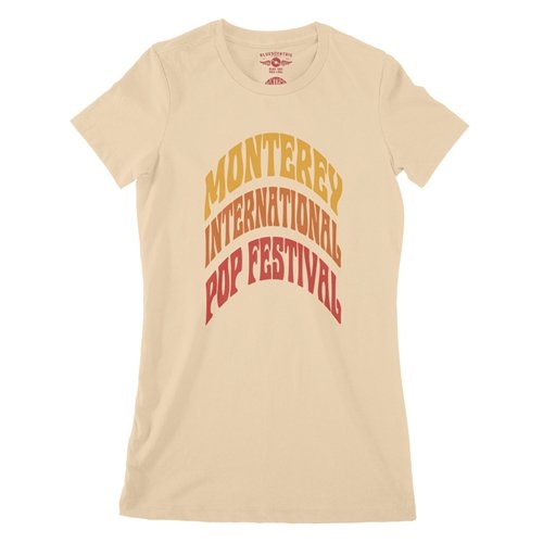 Monterey Pop Festival Red Ombre Ladies T Shirt - Relaxed Fit