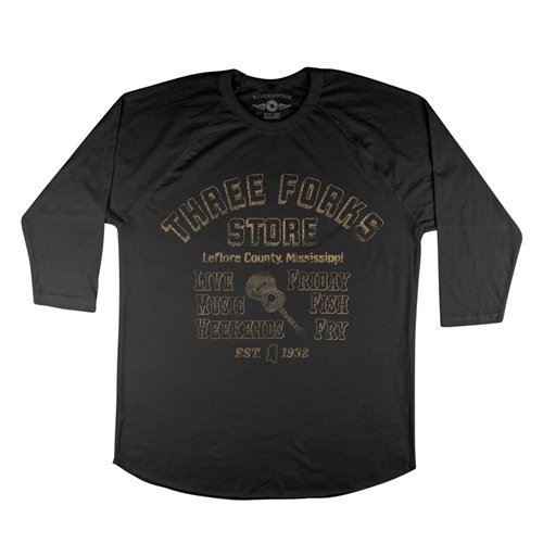 Three Forks Store Mississippi Baseball T-Shirt