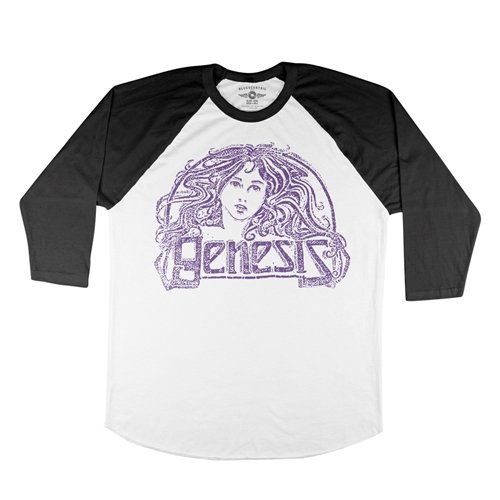 Vintage Genesis Hair Logo Tee Baseball T-Shirt