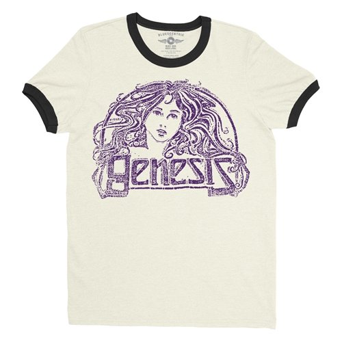 Vintage Genesis Hair Logo Tee Ringer T-Shirt