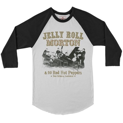 Jelly Roll Morton & his Red Hot Peppers Baseball T-Shirt