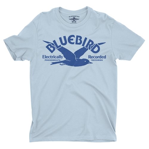 Bluebird Records Logo T-Shirt - Lightweight Vintage Style