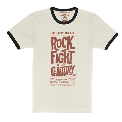 Rock Fight of the Century Cheech and Chong Ringer T-Shirt