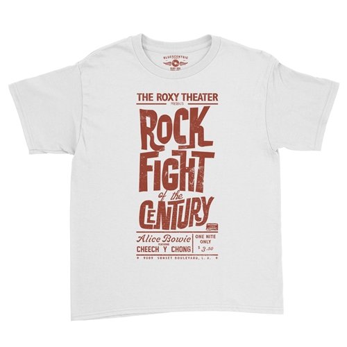 Rock Fight of the Century Cheech and Chong Youth T-Shirt - Lightweight Vintage Children & Toddlers