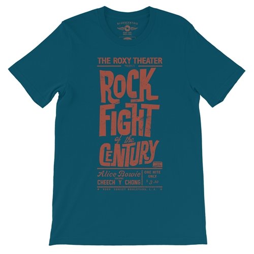Rock Fight of the Century Cheech and Chong T-Shirt - Lightweight Vintage Style