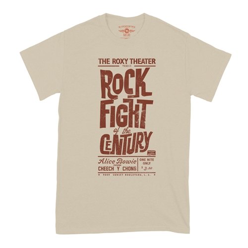 Rock Fight of the Century Cheech and Chong T-Shirt - Classic Heavy Cotton
