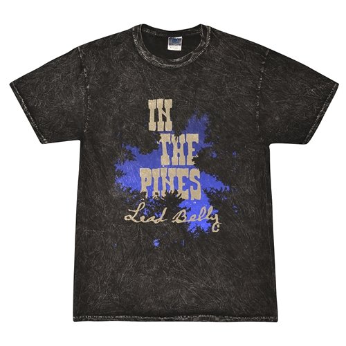 Lead Belly In The Pines T-Shirt - Black Mineral Wash