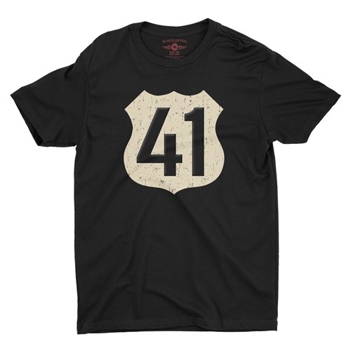Highway 41 T-Shirt - Lightweight Vintage Style