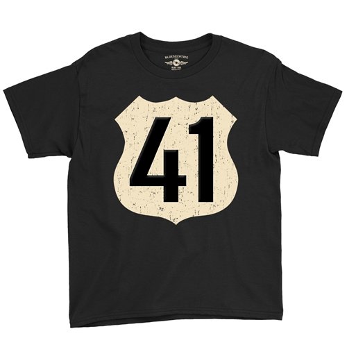 Highway 41 Youth T-Shirt - Lightweight Vintage Children & Toddlers