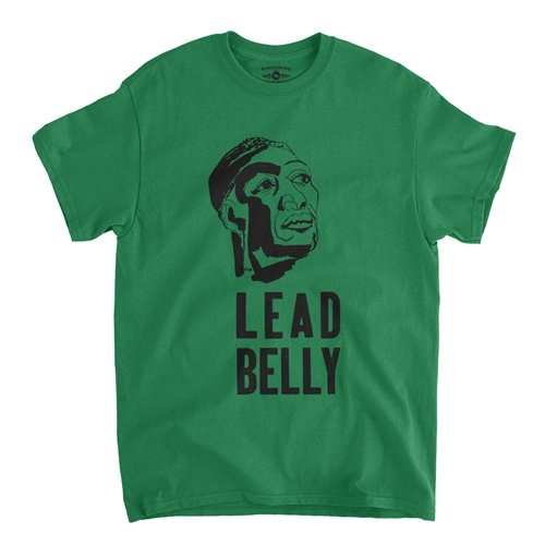 Wood Cut Lead Belly T-Shirt - Classic Heavy Cotton