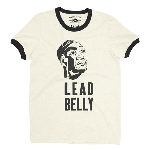 Wood Cut Lead Belly Ringer T-Shirt