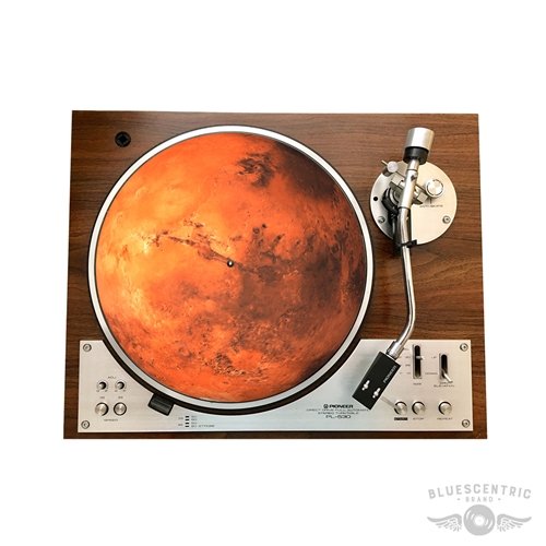 Graphic Planet Mars Turntable Slip Mat