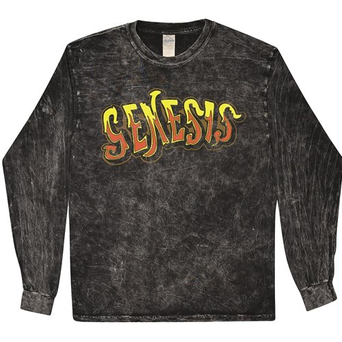 Genesis Croquet Logo Long Sleeve T-Shirt - Black Mineral Wash