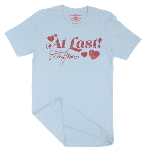 Etta James Red Heart T-Shirt - Lightweight Vintage Style