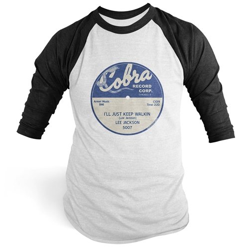 Cobra Lee Jackson Vinyl Record Baseball Tee