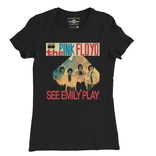 Pink Floyd See Emily Play Ladies T Shirt - Relaxed Fit