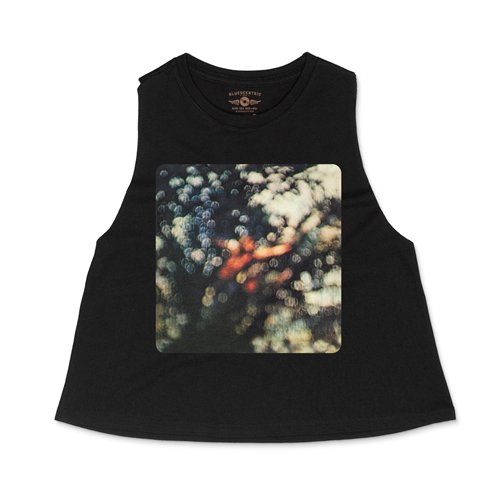 Pink Floyd Obscured By Clouds Racerback Crop Top - Women's