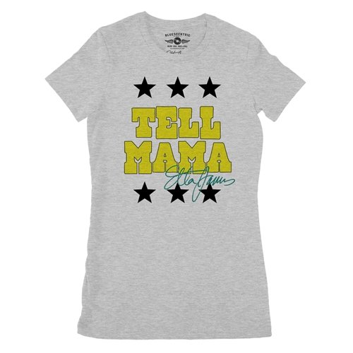 Etta James Tell Mama Signature Ladies T Shirt - Relaxed Fit
