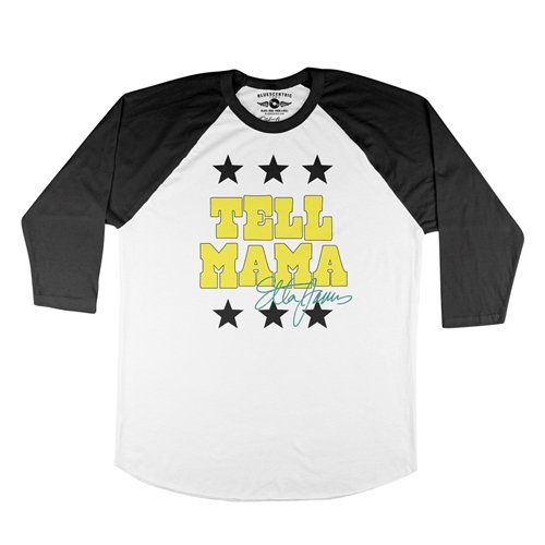 Etta James Tell Mama Signature Baseball T-Shirt