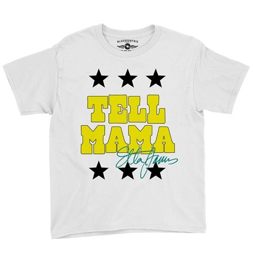 Etta James Tell Mama Signature Youth T-Shirt - Lightweight Vintage Children & Toddlers