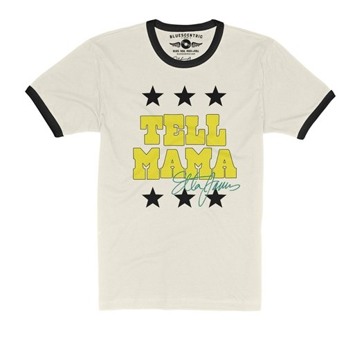 Etta James Tell Mama Signature Ringer T-Shirt
