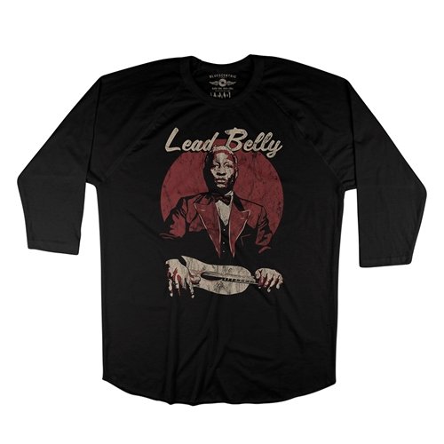 Lead Belly Lap Guitar Baseball T-Shirt
