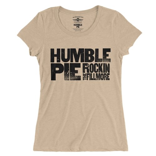 Ltd. Edition Humble Pie Rockin' The Fillmore Ladies T Shirt - Relaxed Fit