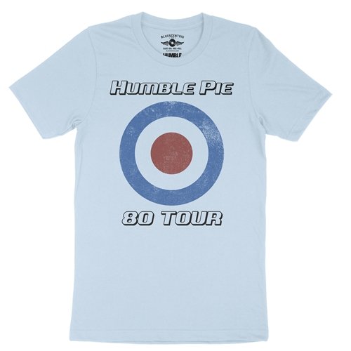 Humble Pie 80 Tour Target T-Shirt - Lightweight Vintage Style