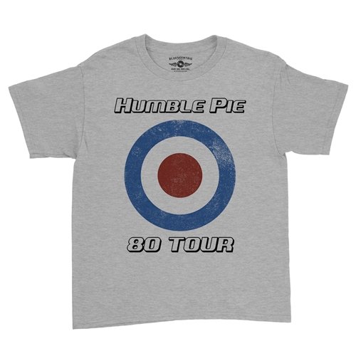 Humble Pie 80 Tour Target Youth T-Shirt - Lightweight Vintage Children & Toddlers