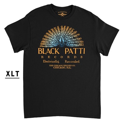 XLT Black Patti Records Blue Peacock T-Shirt - Men's Big & Tall