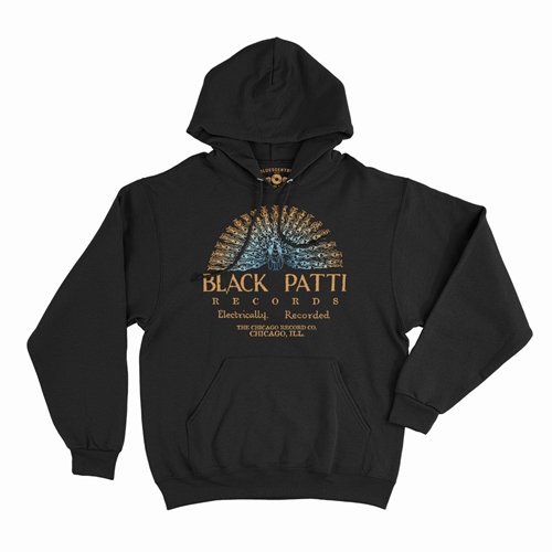 Black Patti Records Blue Peacock Pullover Jacket