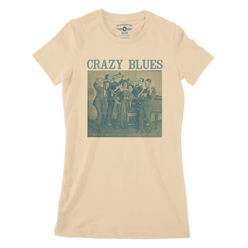 Mamie Smith Crazy Blues Ladies T Shirt - Relaxed Fit