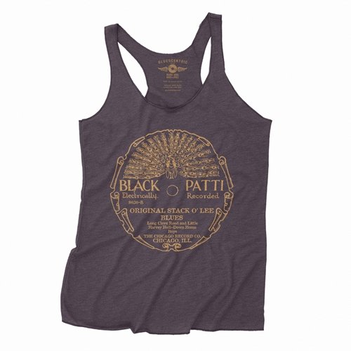 Black Patti Stack O' Lee Record Racerback Tank - Women's