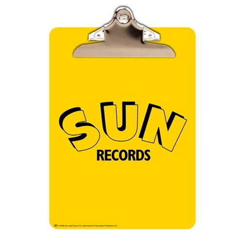 Sun Records Clipboard - Yellow