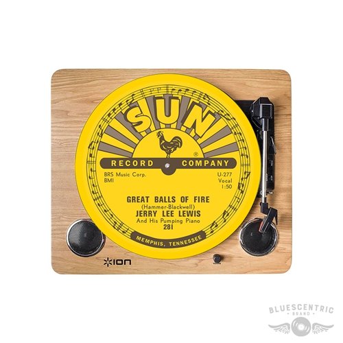 Sun Records Jerry Lee Lewis Great Balls of Fire Turntable Slip Mat - Yellow