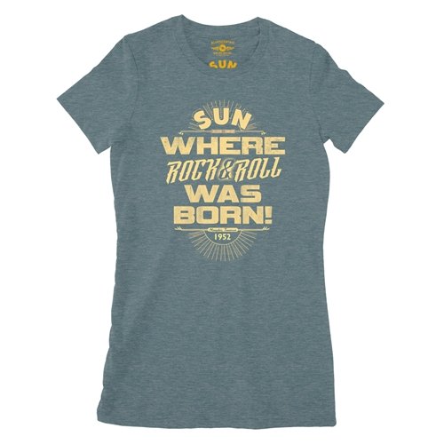 Sun Records Where Rock n Roll Was Born Ladies T Shirt - Relaxed Fit