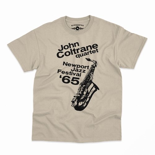John Coltrane at Newport Jazz Festival T-Shirt - Classic Heavy Cotton