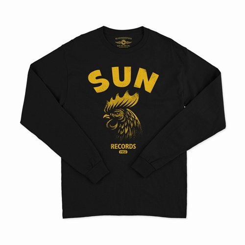 Sun Records Gritty Rooster Long Sleeve T-Shirt