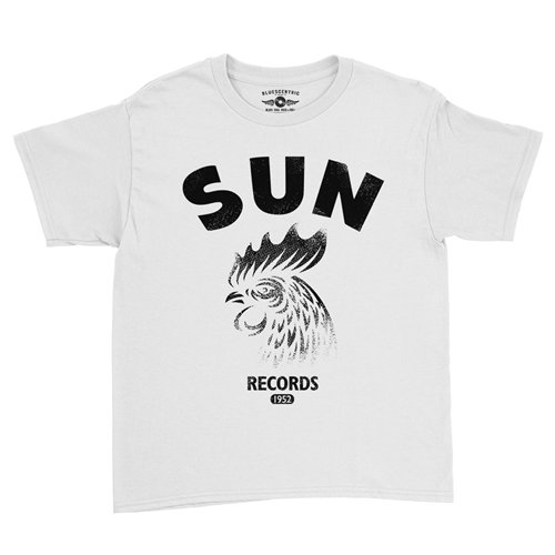 Sun Records Gritty Rooster Youth T-Shirt - Lightweight Vintage Children & Toddlers