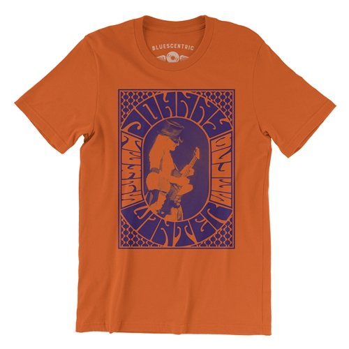 Johnny Winter Texas Blues T-Shirt - Lightweight Vintage Style