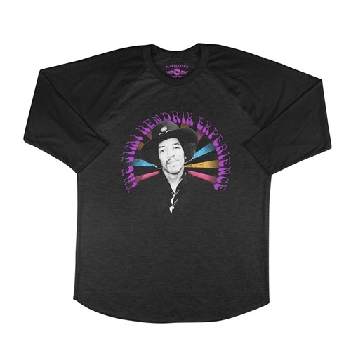 The Jimi Hendrix Experience Rainbow Baseball T-Shirt