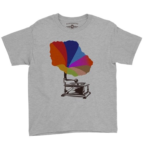 Blooming Gramophone Youth T-Shirt - Lightweight Vintage Children & Toddlers