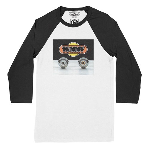 Tommy Pinball Logo Baseball T-Shirt