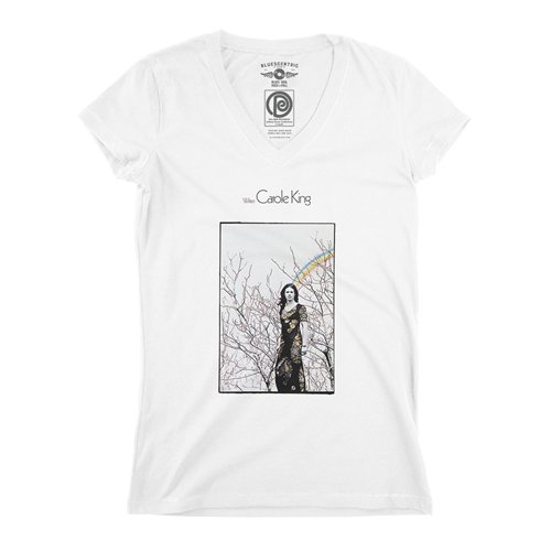 Carole King Writer V-Neck T Shirt - Women's