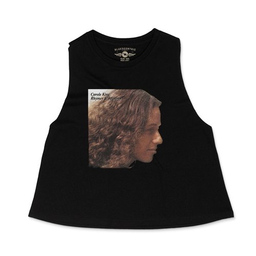 Carole King Rhymes & Reasons Racerback Crop Top - Women's
