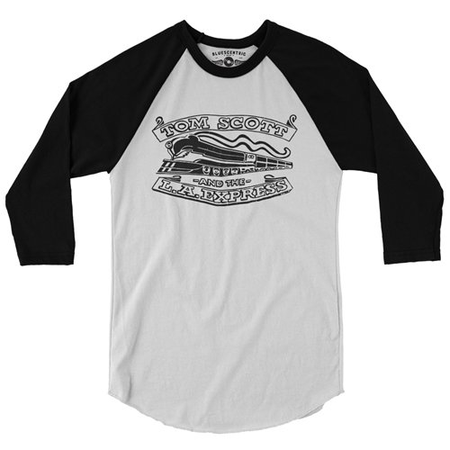 Tom Scott L.A. Express Buckle Logo Baseball T-Shirt